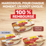Fromage à tartiner Maredsous 100% remboursé