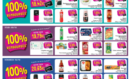 Cora nouvelle salve de 100% remboursé