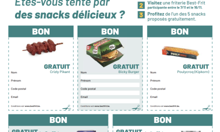 Semaine de la frite : 1 snack gratuit dans les friteries participantes
