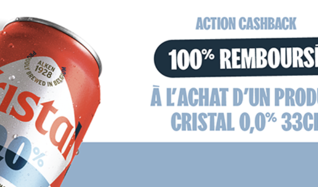 Cristal 100% remboursé chez Carrefour